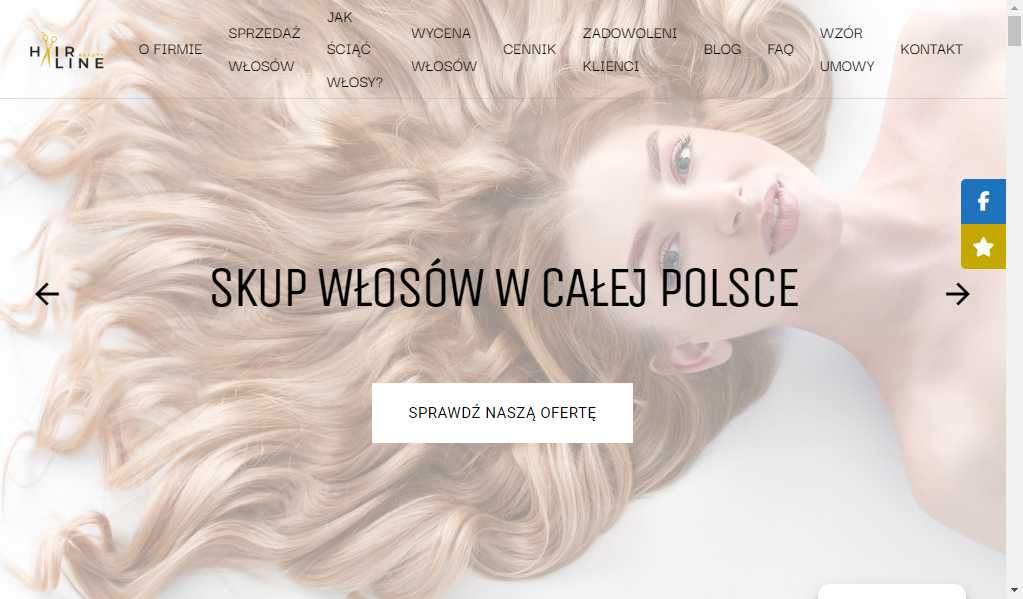 sprzedaż włosów